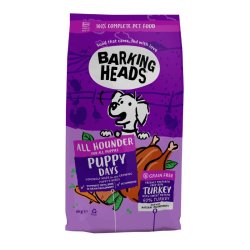 BARKING HEADS Puppy Days Turkey šuniukams su kalakutiena 6kg