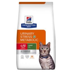 Hills Prescription Diet Feline Metabolic+ c/d Urinary Stress 3kg.
