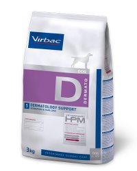Virbac HPMD D1 DERMATOLOGY SUPPORT Dog 12kg.