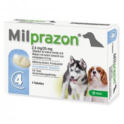 Milprazon 2,5 mg/25 mg tabletės mažiems šunims ir šuniukams 1 tabletė