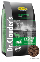 Dr. Clauders Sensitive Adult Lamb&Rice 20kg.