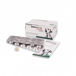 Dehinel Plus Flavour tabletės šunims 10 tab. 