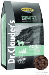 Dr. Clauders Sensitive Junior Lamb&Rice 20kg.