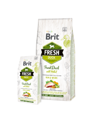 Brit Fresh Duck with Millet Active Run&Work 12kg