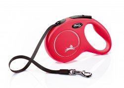 Flexi New Classic Red L juosta 5m/50kg