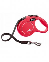 Flexi New Classic Red S juosta 5m/15kg