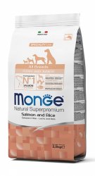 Monge All Breeds Puppy su lašiša ir ryžiais šuniukams 12kg
