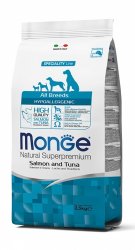 Monge All Breeds Hypoallergenic su lašiša ir tunu 12kg