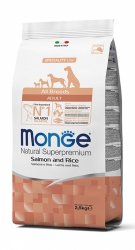 Monge All Breeds Adult su lašiša ir ryžiais 12kg