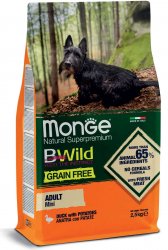 Monge Adult GRAIN FREE Mini Duck & potatoes 2,5kg