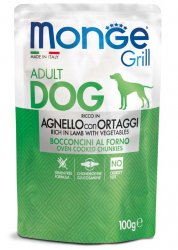 Monge Grill guliašai šunims su ėriena 100gr