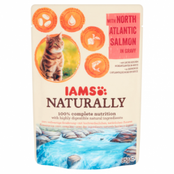 IAMS guliašai Naturally North Atlantic salmon 85gr