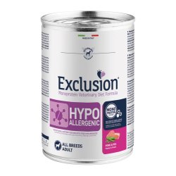Exclusion Hypoallergenic kiauliena ir žirniai  400gr