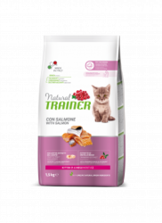 Kačių maistas Trainer Natural Kitten with Salmon 1,5kg.