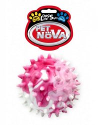 PETNOVA žaislas spygliuotas guminis kamuolys 5.5cm
