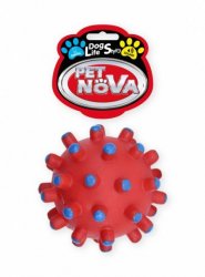 PETNOVA žaislas cypiantis spygliuotas kamuolys 11cm 