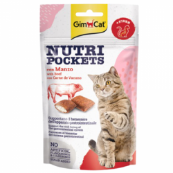 Gimcat skanėstas nutripocket su jautiena 60 gr