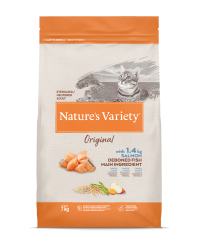 Natures Variety No Grain Adult Cat (norvegiška lašiša) 7 kg