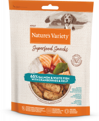 Natures Variety SUPERFOOD SNACKS lašiša 85g