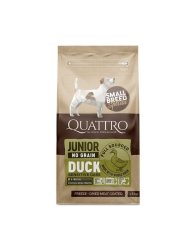Quattro Small Breed Junior duck begrūdis maistas šunims 7kg