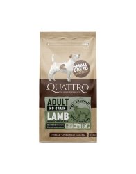 Quattro Small breed adult begrūdis šunų maistas su Ėriena 7kg