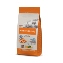 Natures Variety No Grain Sterilized Cat (norvegiška lašiša) 7 kg