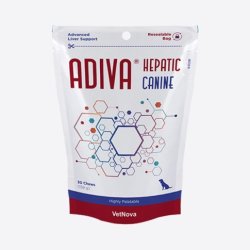 Adiva Hepatic Canine small – kepenims – dietinis pašaro papildas šunims N30