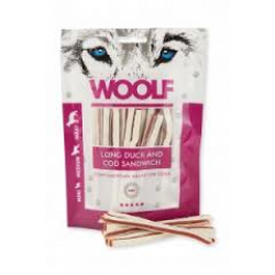 WOOLF Long Duck and Cod Sandwich 100gr.
