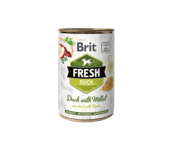 Brit Fresh kons. šunims Duck&Millet 6x400g