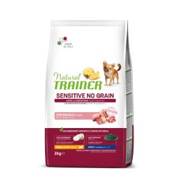 Trainer ADULT DOG SENSITIVE NO GRAIN MINI PORK kiauliena 2kg