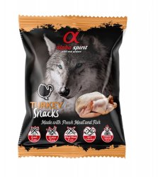 ALPHA SPIRIT skanėstai šunims su kalakutiena 50g