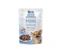 Brit Care Mini konservai Venison fillets in gravy 24x85g