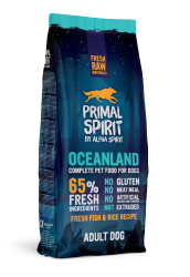 PRIMAL SPIRIT Oceanland Adult Dog drėgnas pašaras šunims 12kg