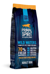 PRIMAL SPIRIT Wild Waters Adult Dog drėgnas pašaras šunims 12kg